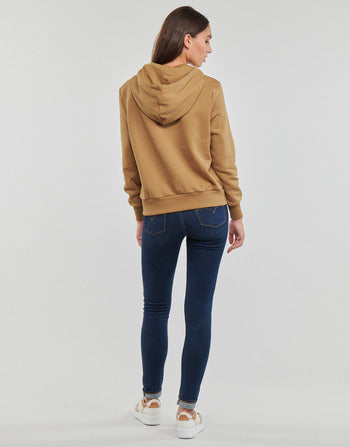 Felpa donne Only  ONLJENNI L/S FENCH HOOD CS SWT  Beige