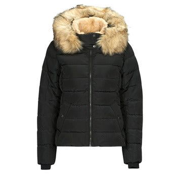 Piumino donne Only  ONLNEWCAMILLA FUR HOOD JACKET CC OTW  Nero