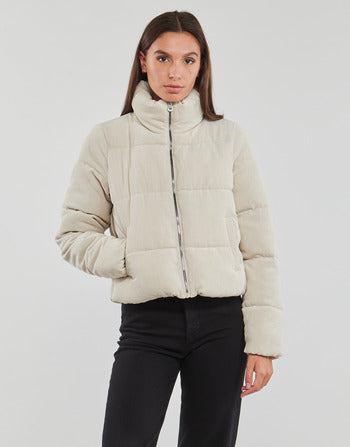 Piumino donne Only  ONLNEWDOLLY CORDUROY PUFFER  CC OTW  Beige