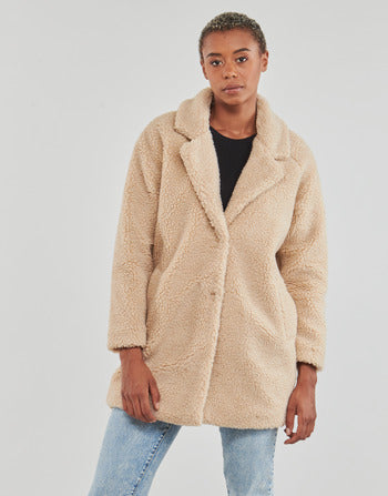 Mantella donne Only  ONLNEWAURELIA SHERPA COAT CC OTW  Beige