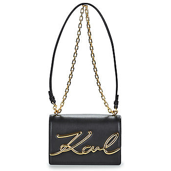 Borsa a spalla donne Karl Lagerfeld  K/SIGNATURE SM SHOULDERBAG  Nero