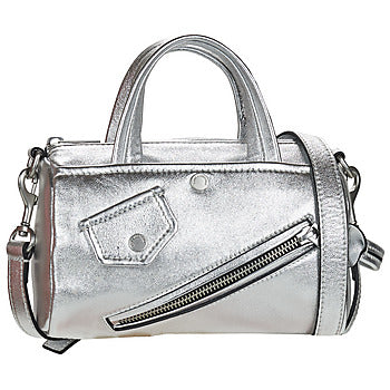 Borsa a tracolla donne Karl Lagerfeld  K/BIKER SM CROSSBODY  Argento