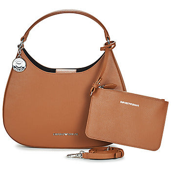 Borsa a spalla donne Emporio Armani  WOMAN'S HOBO BAG  Marrone