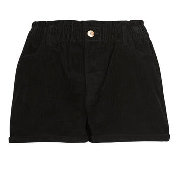 Shorts donne Only  ONLCUBA-FLORA HW PB CORD SHORTS PNT  Nero