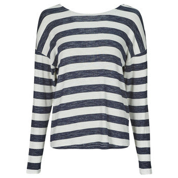 Maglione donne Only  ONLLIRA L/S STRING TOP JRS  Marine