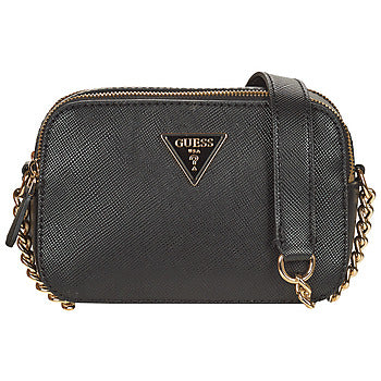 Borsa a tracolla donne Guess  NOELLE CROSSBODY CAMERA  Nero