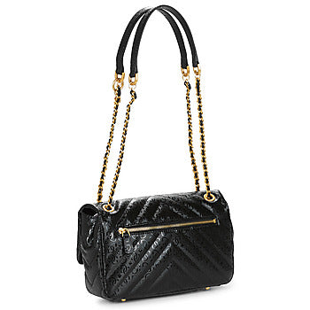 Borsa a tracolla donne Guess  JANIA CONVERTIBLE CROSSBODY FLAP  Nero