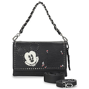 Borsa a spalla donne Desigual  BAG MICKEY ROCK DORTMUND  Nero