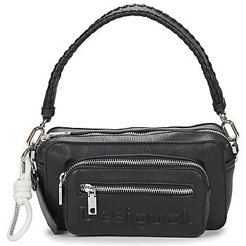 Borsa a spalla donne Desigual  HALF LOGO 24 CAMBRIDGE  Nero