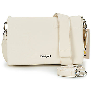 Borsa a spalla donne Desigual  AQUILES DORTMUND FLAP 2.0  Beige