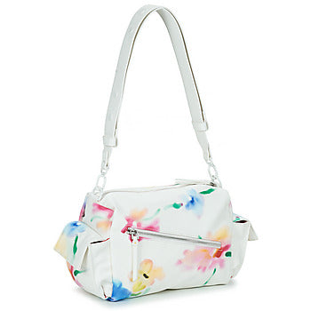 Borsa a spalla donne Desigual  LIQUIDFLOWER HABANA  Bianco