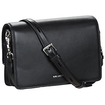 Borsa a tracolla donne Karl Lagerfeld  K/SIGNATURE MD SHOULDERBAG  Nero