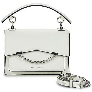 Borsa a tracolla donne Karl Lagerfeld  K/SEVEN GRAINY SB  Bianco