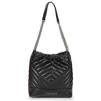 Borsa a spalla donne Armani Exchange  BUCKET S  Nero