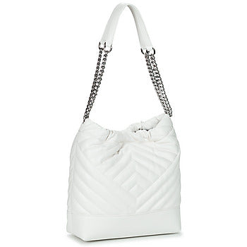 Borsa a spalla donne Armani Exchange  BUCKET S  Bianco