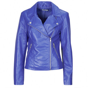 Giacca in pelle donne Only  ONLNEWMELISA  Blu