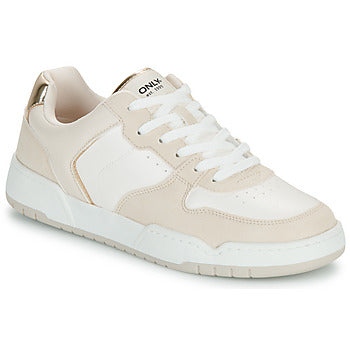 Sneakers basse donne Only  SWIFT-1 PU  Beige