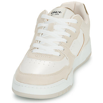 Sneakers basse donne Only  SWIFT-1 PU  Beige