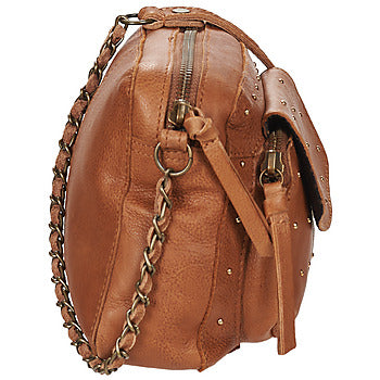 Borsa a tracolla donne Pieces  PCNAINA STUD   Marrone