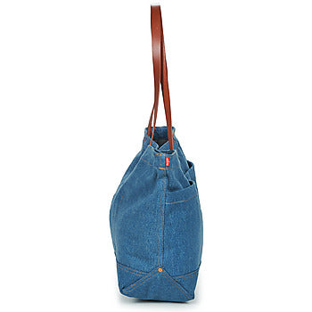 Borsa a spalla donne Levis  WOMEN'S HERITAGE TOTE-ALL  Blu