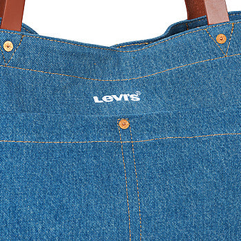 Borsa a spalla donne Levis  WOMEN'S HERITAGE TOTE-ALL  Blu