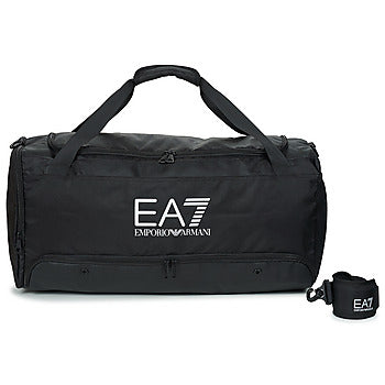 Borsa da sport donne Emporio Armani EA7  TRAIN LOGO SERIES U MEDIUM GYM BAG  Nero