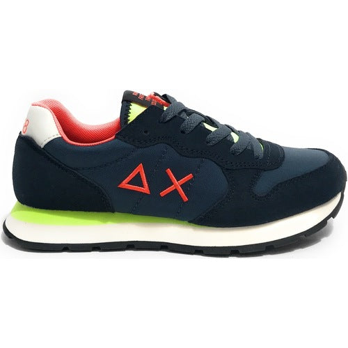 Sun68 Tom Fluo (Z44102) Scarpe Tempo Libero Uomo - Navy Blue