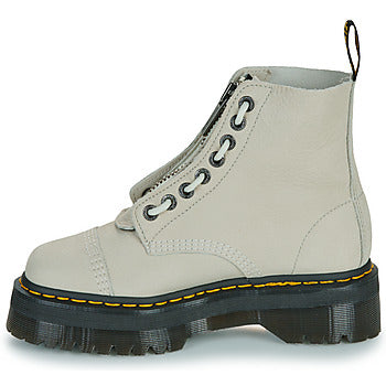 Stivaletti donne Dr. Martens Sinclair Smoked Mint Tumbled Nubuck Bianco