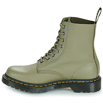 Stivaletti donne Dr. Martens 1460 Pascal Muted Olive Virginia Kaki