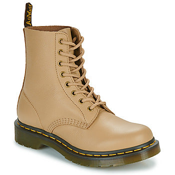 Stivaletti donne Dr. Martens 1460 Pascal Savannah Tan Virginia Beige