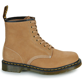 Stivaletti uomini Dr. Martens 1460 Savannah Tan Tumbled Nubuck+E.H.Suede Beige