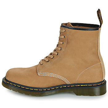 Stivaletti uomini Dr. Martens 1460 Savannah Tan Tumbled Nubuck+E.H.Suede Beige