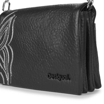 Borsa a tracolla donne Desigual  BAG GOODALL DORTMUND FLAP 2.0  Nero