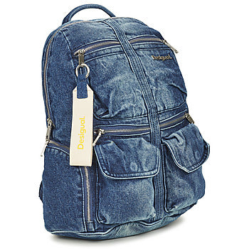 Zaini donne Desigual  BACK DENIM PRIORI  MULTIPOCKET CHESTER  Blu