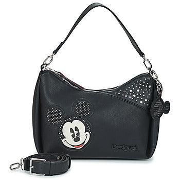 Borsa a spalla donne Desigual  BAG MICKEY STUDSTYLE BLACK MAYARI MAXI  Nero