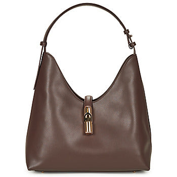 Borsa a spalla donne Furla  FURLA GOCCIA M HOBO  Marrone