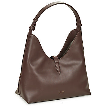 Borsa a spalla donne Furla  FURLA GOCCIA M HOBO  Marrone