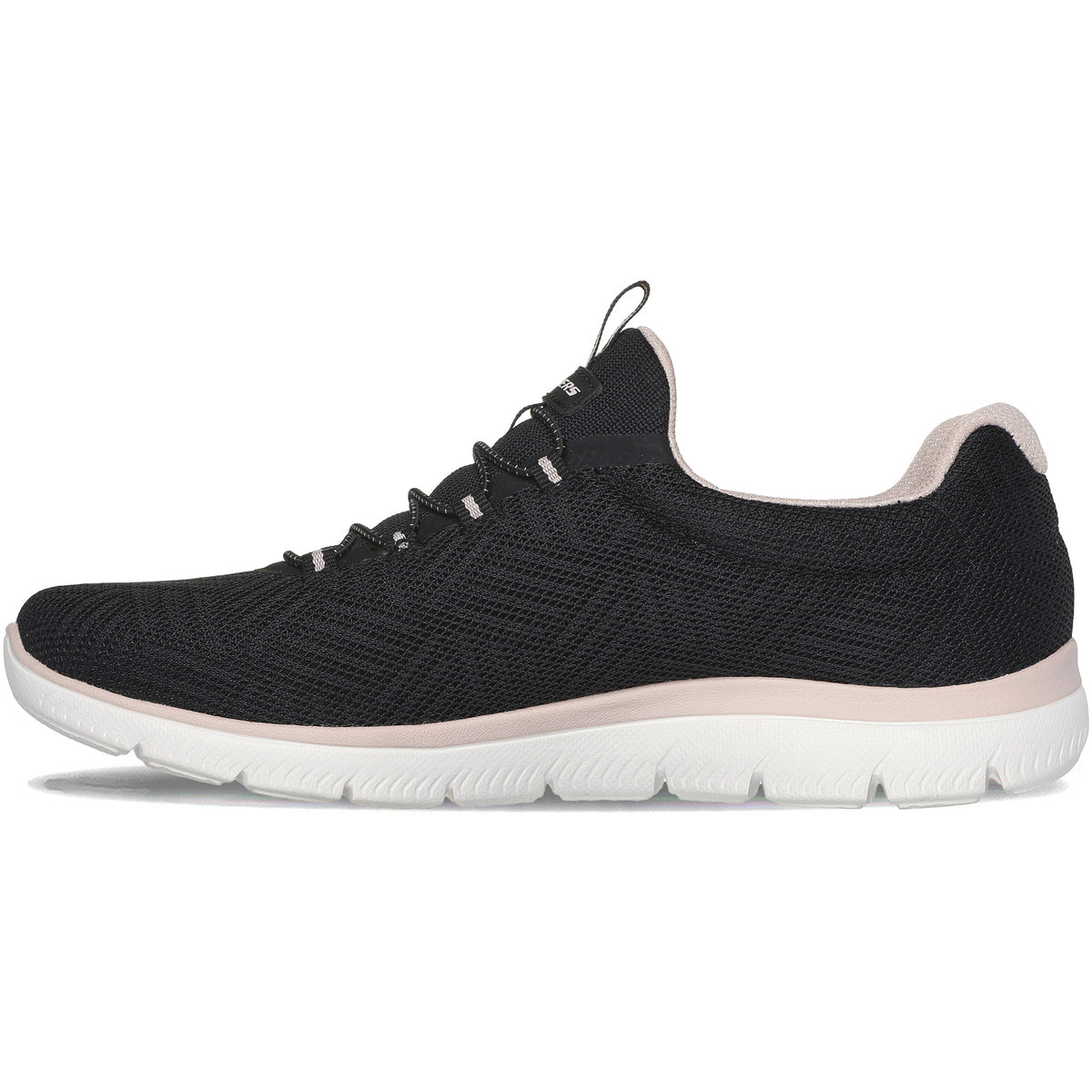 Skechers Summits Artistry Chic, Scarpe Sportive Donna - Nero/Rosa