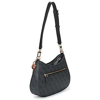 Borsa a spalla donne Guess  NOELLE TOP ZIP SHOULDER  Nero