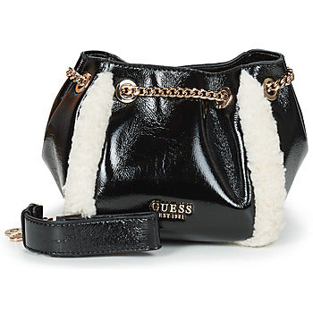 Borsa a spalla donne Guess  DAVIKA CONVERTIBLE CROSSBODY  Nero