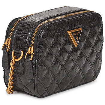 Borsa a tracolla donne Guess  GIULLY CAMERA BAG  Nero