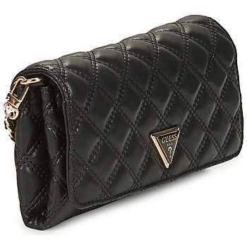 Borsa a tracolla donne Guess  GIULLY MINI BAG  Nero