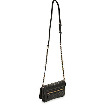 Borsa a tracolla donne Guess  GIULLY MINI BAG  Nero