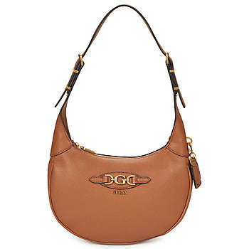 Borsa a spalla donne Guess  MALVA HOBO  Marrone