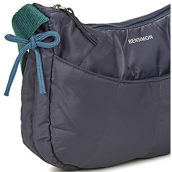 Borsa a tracolla donne Bensimon  HALF MOON BAG  Marine