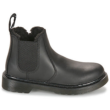 Stivaletti bambini ragazzo Dr. Martens 2976 Leonore Mono J Black Republic Wp Nero