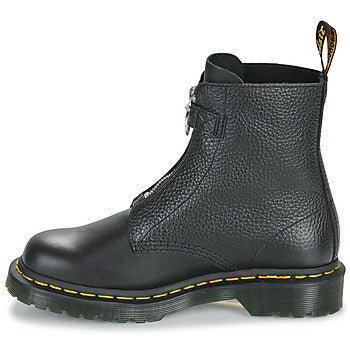 Stivaletti donne Dr. Martens 1460 Pascal Frnt Zip Black Wanama Black Milled Nappa Nero