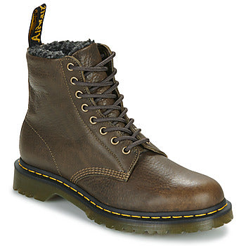 Stivaletti donne Dr. Martens 1460 Dms Olive Grizzly Marrone