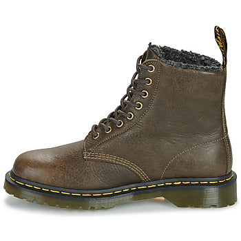 Stivaletti donne Dr. Martens 1460 Dms Olive Grizzly Marrone