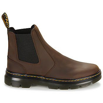 Stivaletti uomini Dr. Martens Embury Leather Gaucho Crazy Horse Marrone